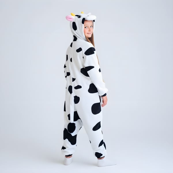 Kigurumi Onesie Pyjamas Kostume Ko Børn 105-115cm