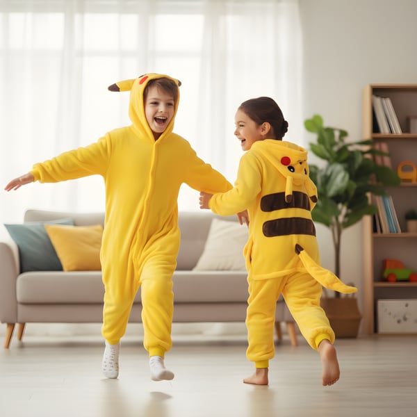 Onesie Kigurumi Pyjama-asu Pokemon Pikachu Children 115-125cm