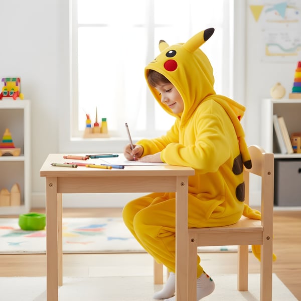 Onesie Kigurumi Pyjama-asu Pokemon Pikachu Children 115-125cm