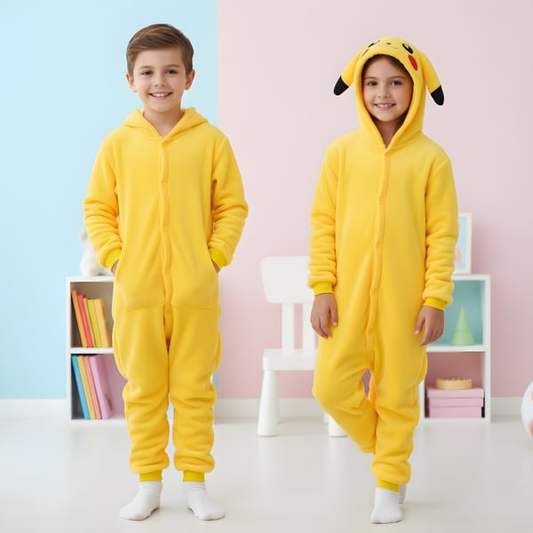 Onesie Kigurumi Pyjama-asu Pokemon Pikachu Children 115-125cm