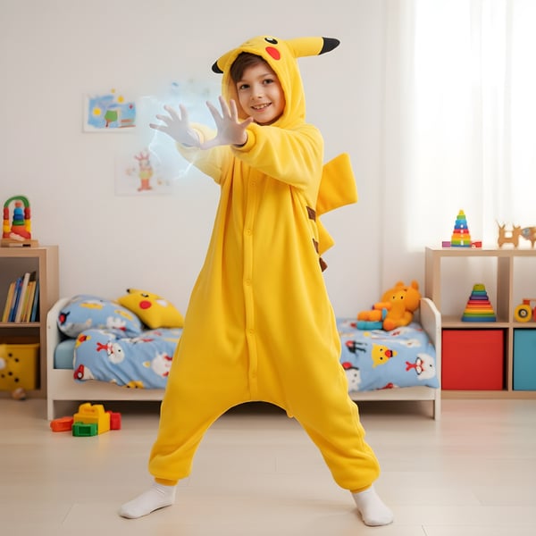 Pokemon Pikachu Kigurumi-overall barn 135-145 cm