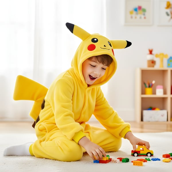 Pokemon Pikachu Kigurumi-overall barn 135-145 cm