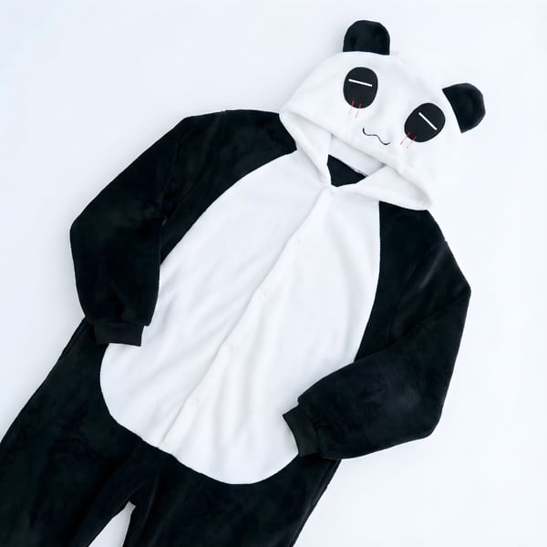 Kigurumi Pyjamas Kostume Panda Børn 105-115cm
