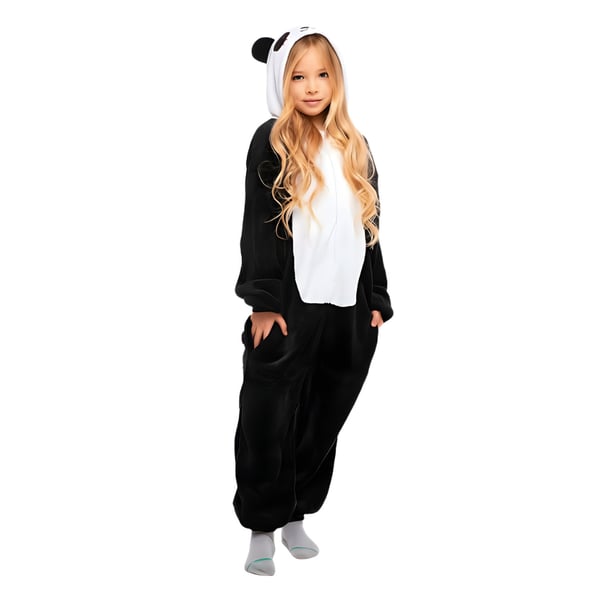 Kigurumi Pyjamas Kostume Panda Børn 105-115cm