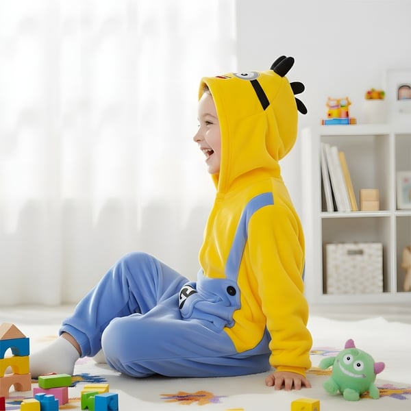 Kigurumi-pyjamas för barn Minion 105-115 cm