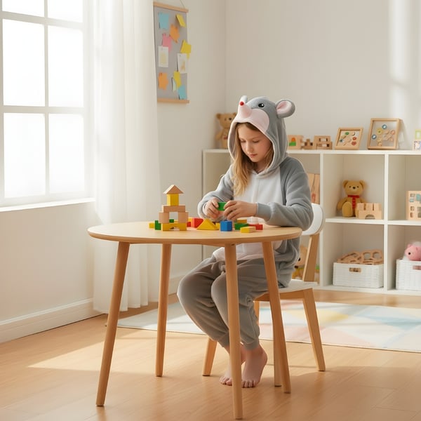 Mickey Mouse Kigurumi Pyjamas Kostume Børn 105-115cm