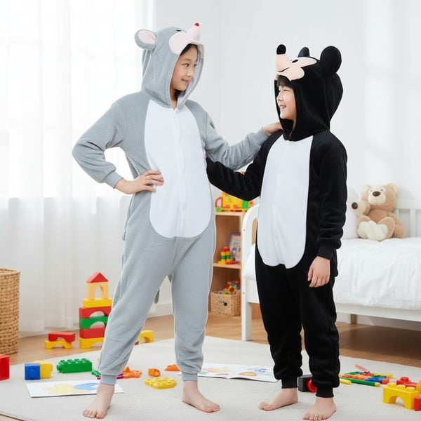 Musse Pigg Kigurumi pyjamas barn 95-105cm