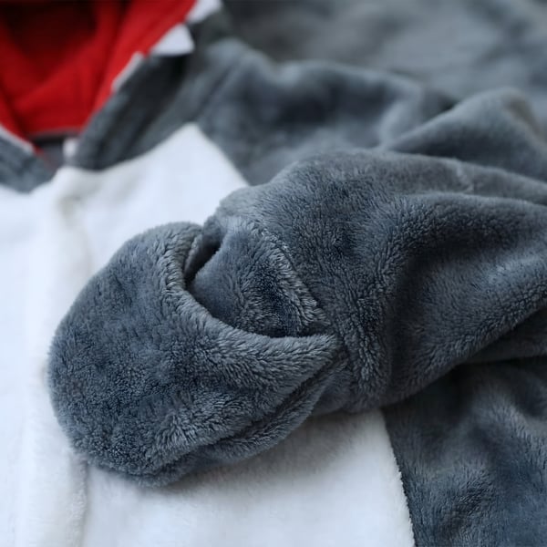 Kigurumi-pyjamas med haj barn 115-125 cm