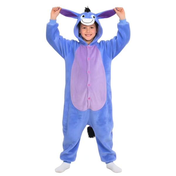 Onesie Kigurumi-pyjamasdräkt Åsna Eeyore barn 95-105cm