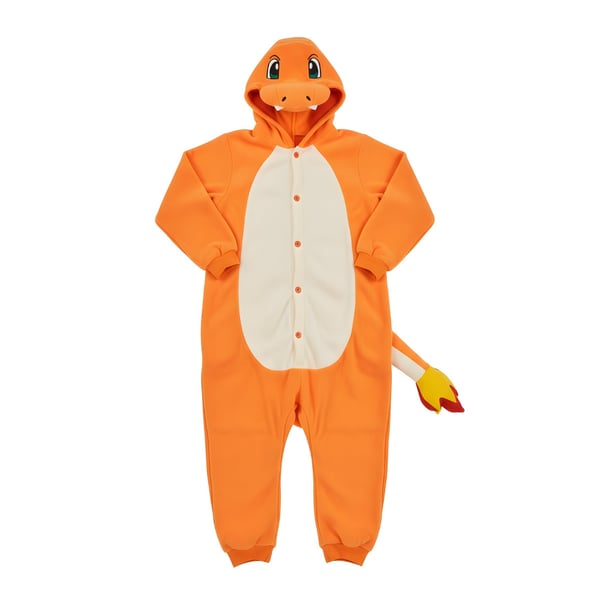 Kigurumi Onesie Pyjamas Pokemon Charmander kostym barn 105-115 cm