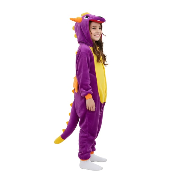 Kigurumi-pyjamas Spyro-kostume til børn 105-115 cm