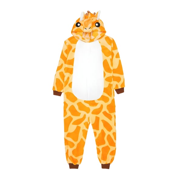 Kigurumi-pyjamas med giraf til børn, 95-105 cm