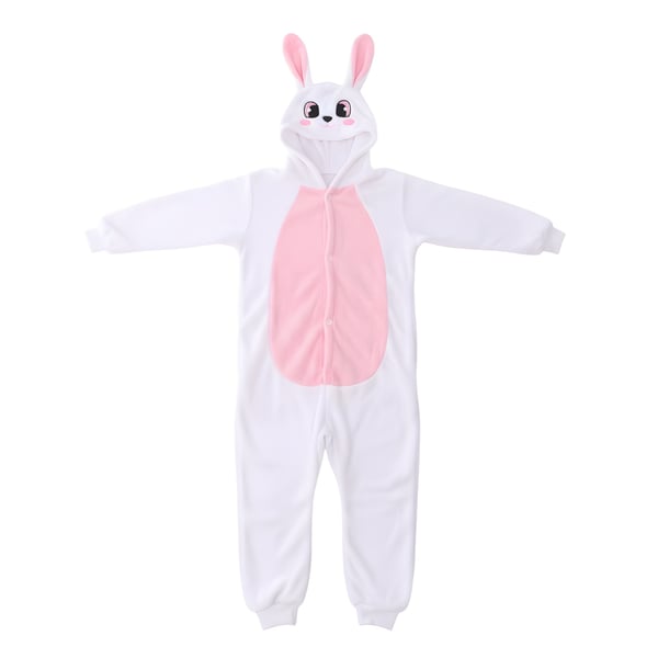 Kigurumi pyjamas kostume kanin børn 125-135 cm