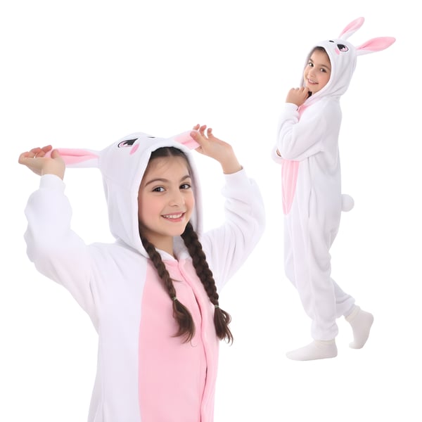Kigurumi pyjamas kostume kanin 135-145cm