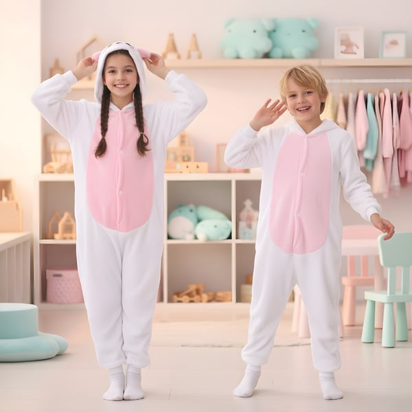 Kigurumi pyjamas kostume kanin 135-145cm