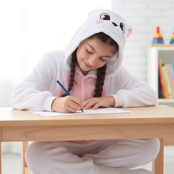 Kigurumi pyjamas kostume kanin 135-145cm