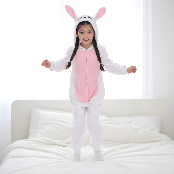 Kigurumi pyjamas kostume kanin 135-145cm