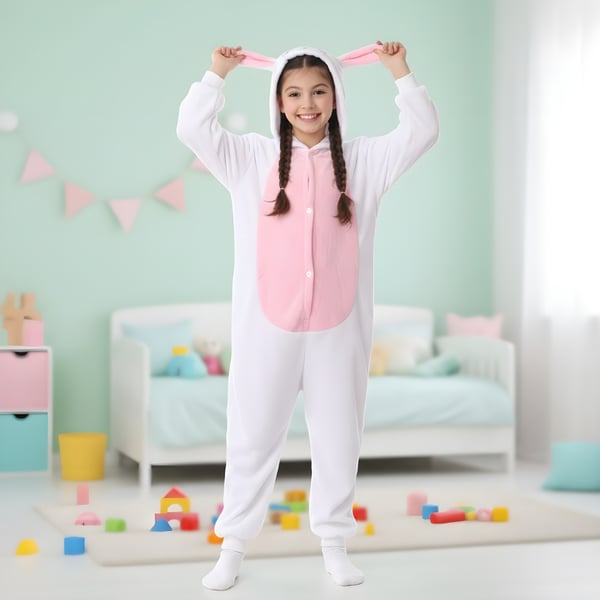 Kigurumi pyjamas kostume kanin 135-145cm