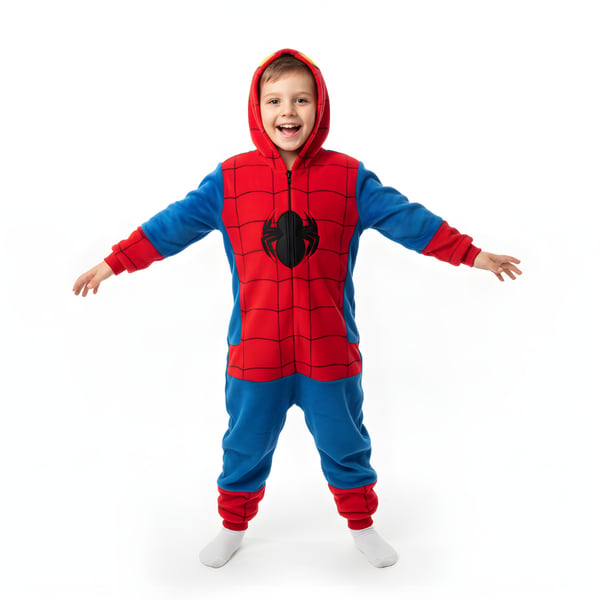 Kigurumi Spider-Man Onesie pyjamasdräkt 105-115cm