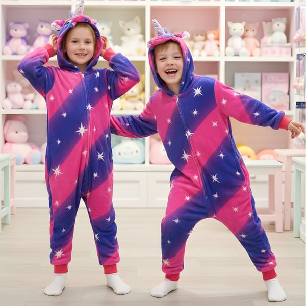 Kigurumi-pyjamas Pegasus för barn 135-145 cm