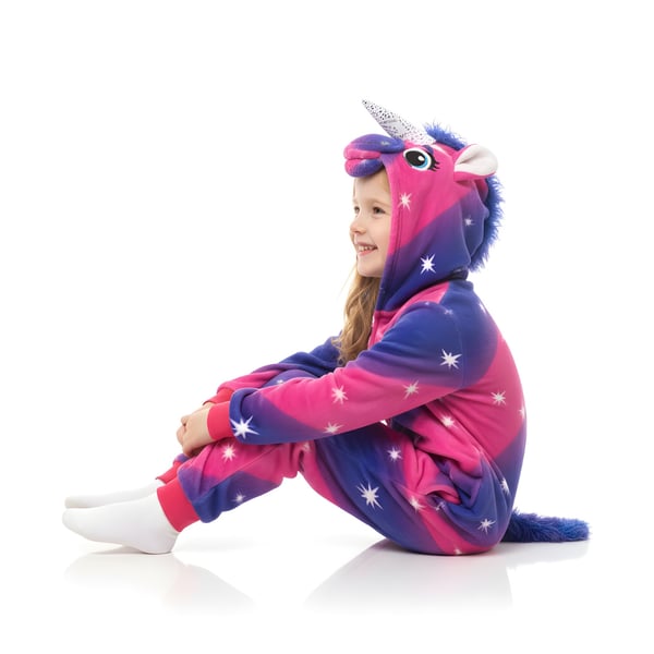 Kigurumi-pyjamas Pegasus til børn 105-115 cm