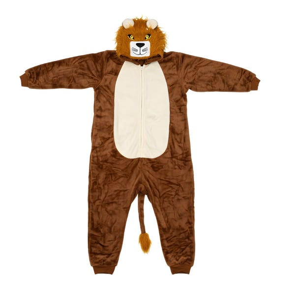Kigurumi Pyjamas Kostume Løve 135 - 145cm