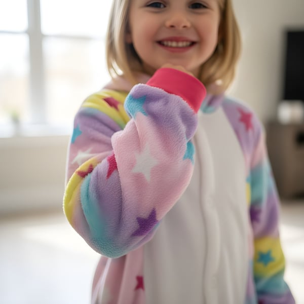 Kigurumi pyjamas kostume kanin børn 135-145 cm