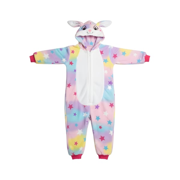Kigurumi pyjamas kostume kanin børn 105-115 cm
