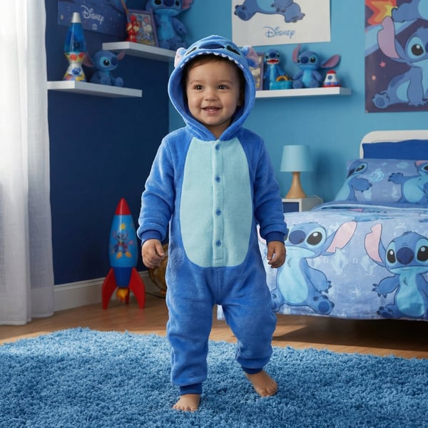 Disney Stitch -pyjama-asu vauvoille, koko 70: 63-71 cm