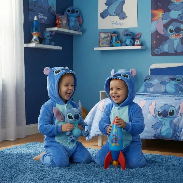 Disney Stitch -pyjama-asu vauvoille, koko 70: 63-71 cm