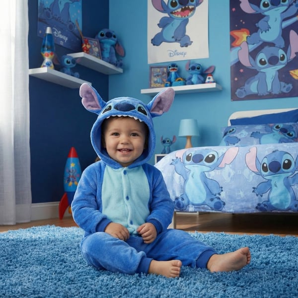 Disney Stitch -pyjama-asu vauvoille, koko 70: 63-71 cm