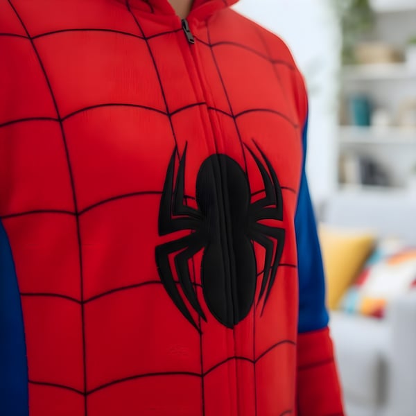 Kigurumi-pyjamas Spiderman-kostume størrelse: 145-155 cm