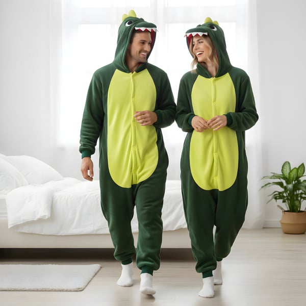Kigurumi-pyjamas med dinosaur-kostume XL: 175 - 185 cm