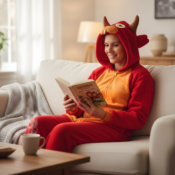 Kigurumi-pyjamasdräkt Foxy XXL 185-195 cm