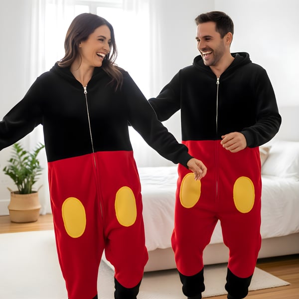 Kigurumi-pyjamas med Mickey Mouse-motiv, L: 165 - 175 cm