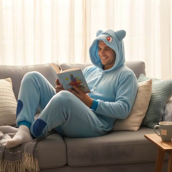Kigurumi Pyjamas Kostume Pokemon Bulbasaur XXL: 185-195cm