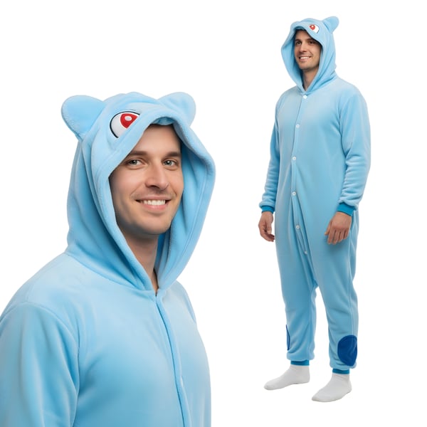 Onesie Kigurumi Pyjamas kostume Pokemon Bulbasaur M: 155 - 165 cm