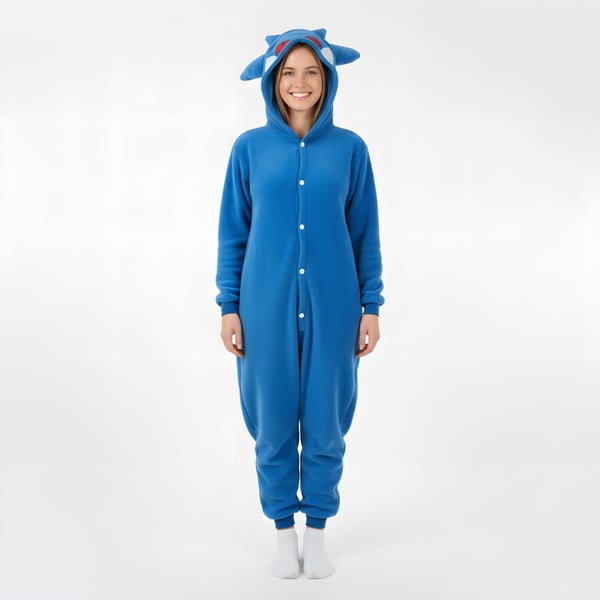 Kigurumi Pyjamas Pokemon Kostume Blå Gengar L: 165 - 175cm