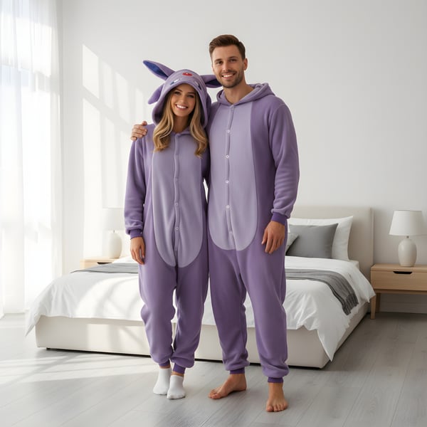 Kigurumi-pyjamaskostume til Pokémon Espeon XXL: 185 - 195 cm