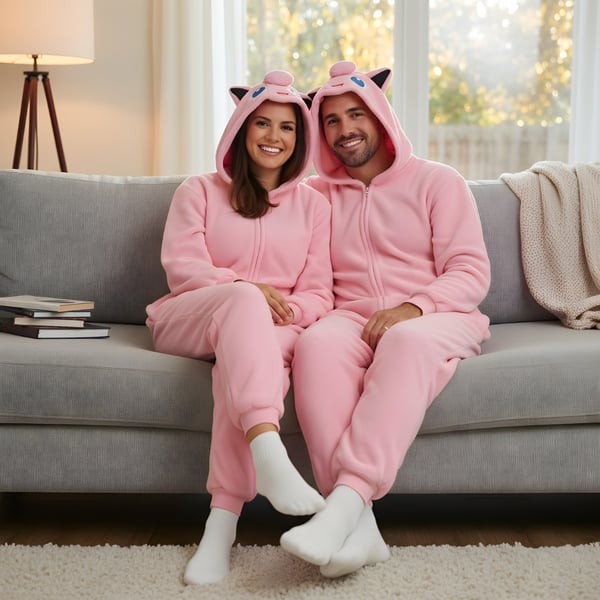 Pokémon Jigglypuff Kigurumi pyjamasoverall storlek M 155-165 cm