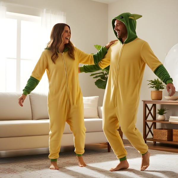 Kigurumi-pyjamas Star Wars Baby Yoda Grogu-kostume XL: 175 - 185 cm