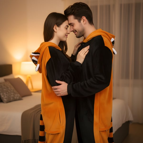 Rød Panda Onesie Kigurumi Pyjamas Kostume XL: 175 - 185cm