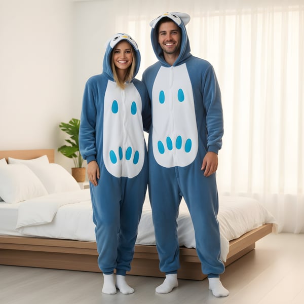 Onesie Kigurumi Pyjamas Uglekostume XL: 175-185cm