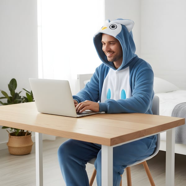 Kigurumi pyjamas med ugle kostume størrelse 145-155 cm