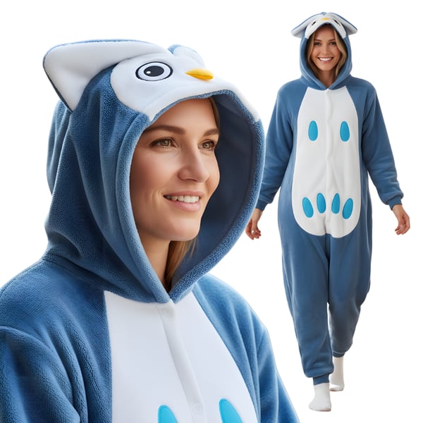 Onesie Kigurumi Pyjamas Uglekostume XL: 175-185cm