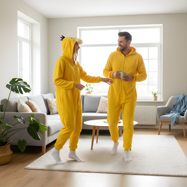 Kigurumi Pyjamasdräkt Pokemon Psyduck L 165-175 cm