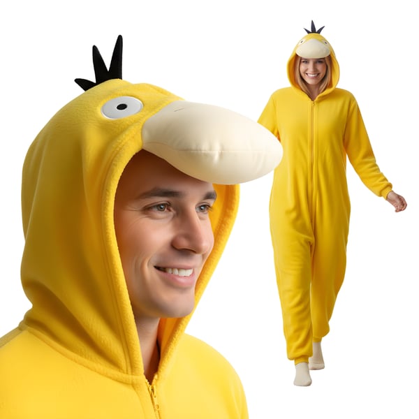 Kigurumi Pyjamasdräkt Pokemon Psyduck L 165-175 cm