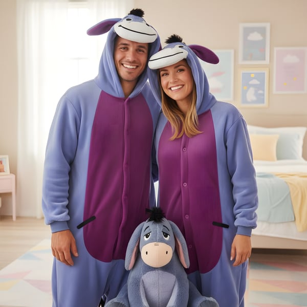 Onesie Kigurumi Pyjama-asu Donkey Eeyore S: 145-155cm