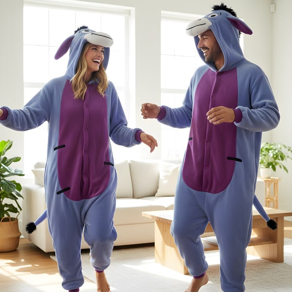 Onesie Kigurumi Pyjama-asu Donkey Eeyore S: 145-155cm