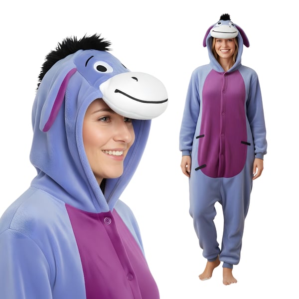 Onesie Kigurumi Pyjama-asu Donkey Eeyore S: 145-155cm